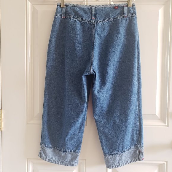ROUTE 66 Embroidered Mid Rise Women's Capri Jeans SZ 5/6 - Picture 3 of 15